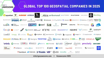 MapAI Secures a Spot Among the Top 100 Geospatial Companies of 2025