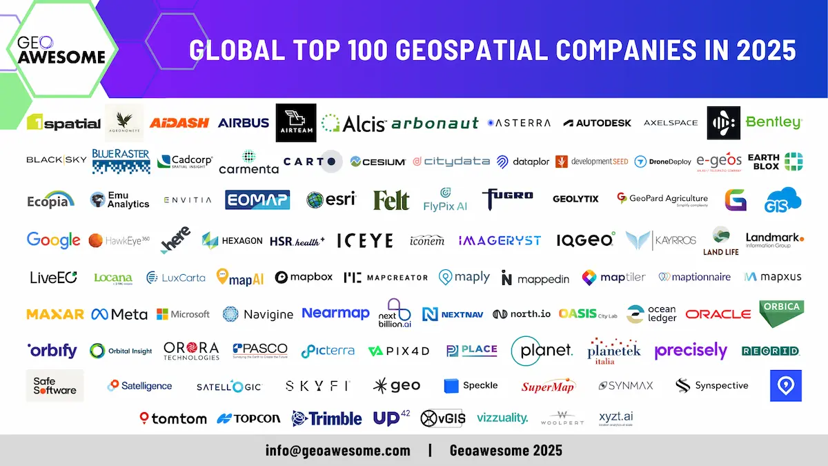 MapAI Secures a Spot Among the Top 100 Geospatial Companies of 2025